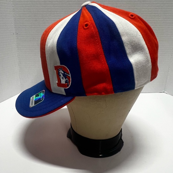 Denver Broncos Hat Cap Mens 7 1/2 Fitted 3 Color NFL Wool Gridiron Mustang - Picture 3 of 7